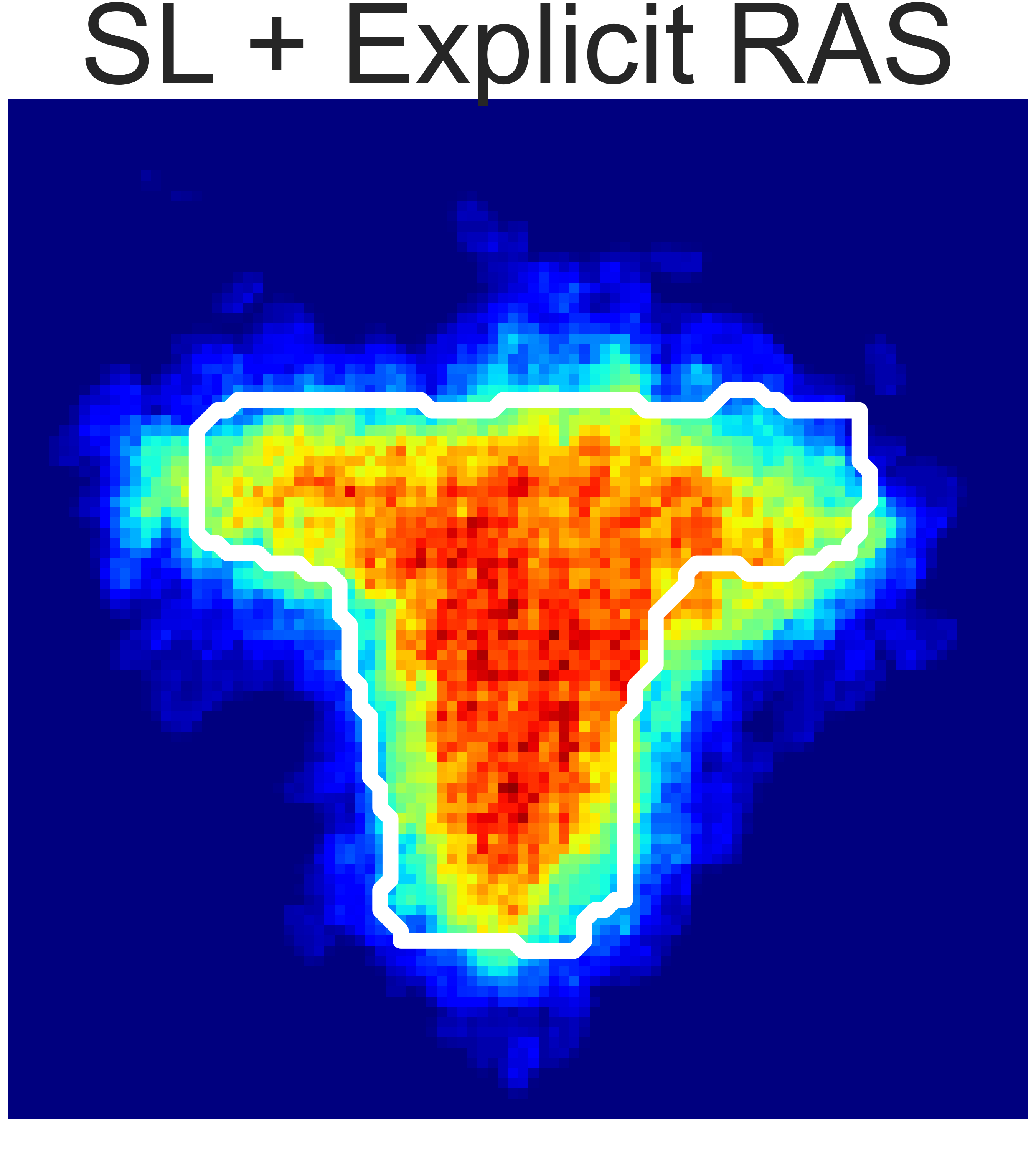 Heatmap of Granular Pile Shaping (SL + Explicit RGAS)